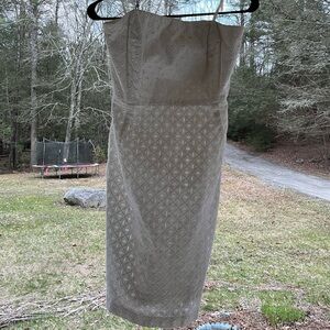 Vineyard Vines white strapless sundress size 8 . Excellent used condition .